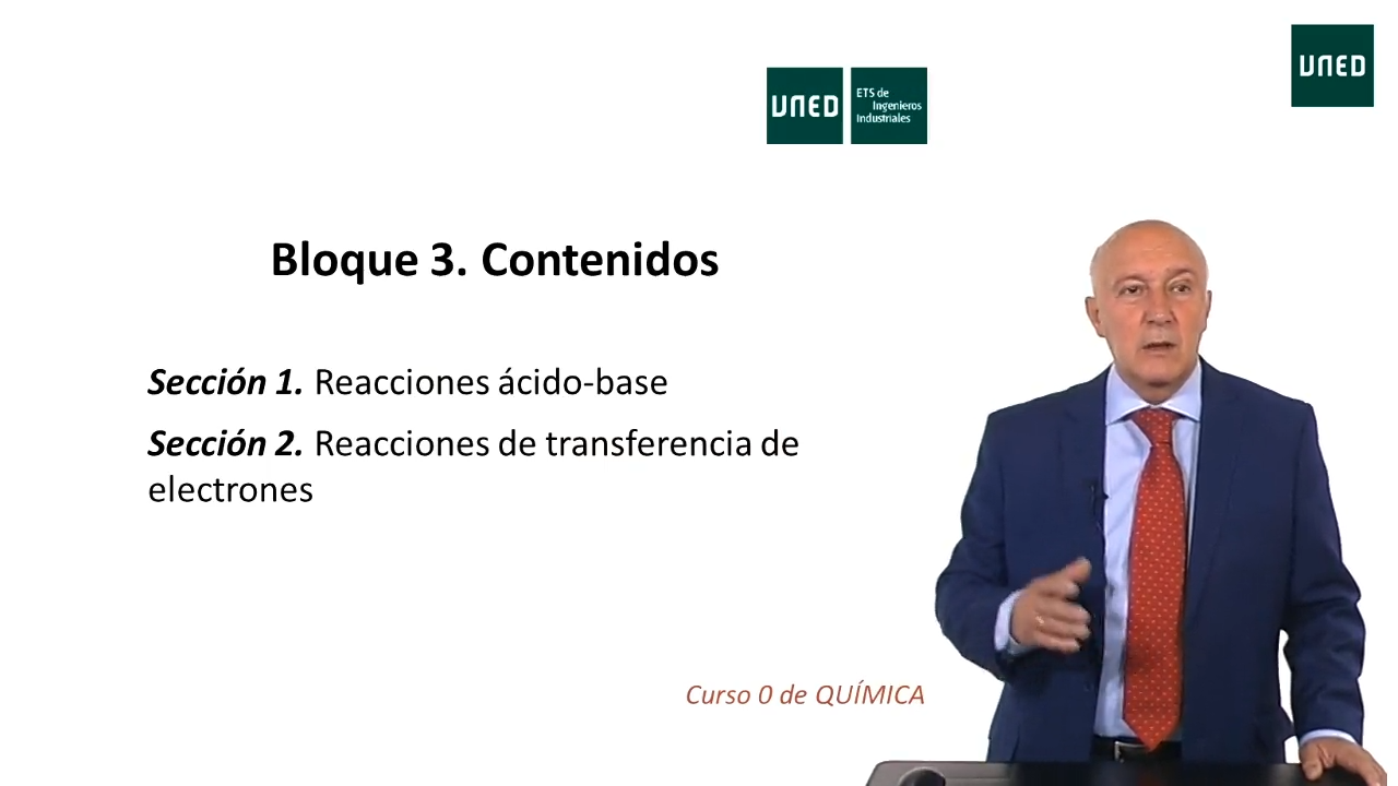 Química. Bloque 3. Reacciones ácido-base y redox