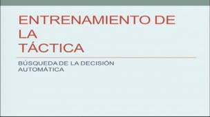 Entrenamiento táctico  