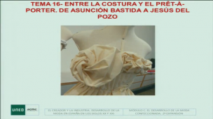 Tema 16 Entre la costura y el Prêt-à-Porter. De Asunción Bastida a Jesús del Pozo