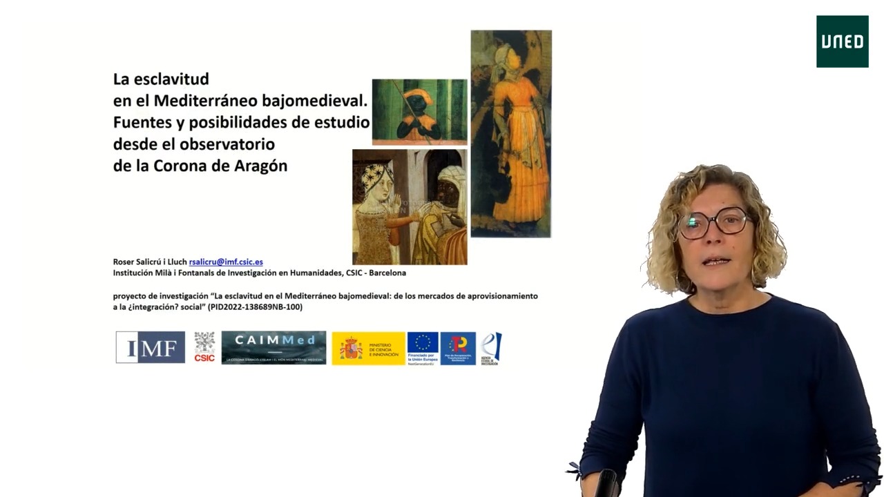 La esclavitud en el Mediterráneo bajomedieval. Fuentes y posibilidades de estudio desde el observatorio de la Corona de Aragón.