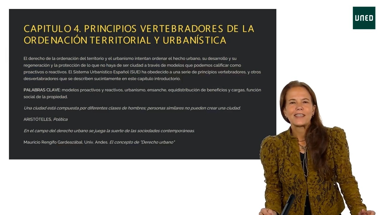 CAPITULO IV. PRINCIPIOS VERTEBRADORES DE LA ORDENACIÓN TERRITORIAL Y URBANÍSTICA