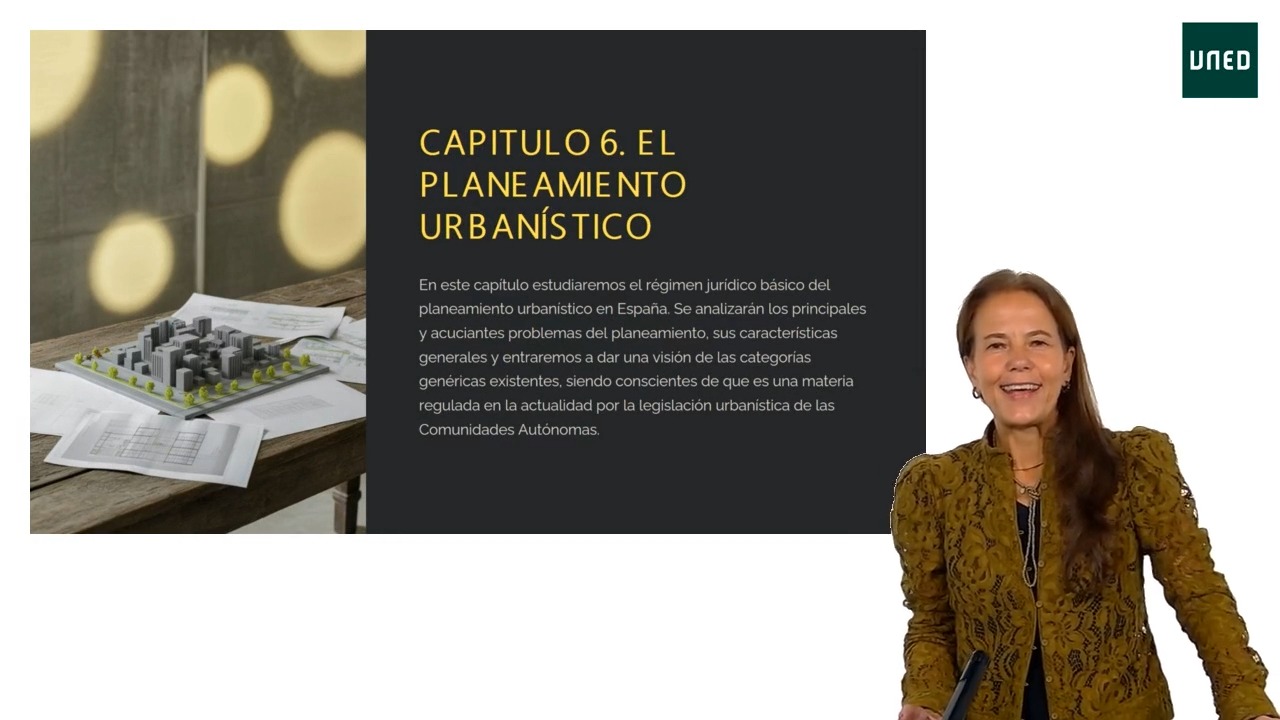 CAPÍTULO VI EL PLANEAMIENTO URBANÍSTICO