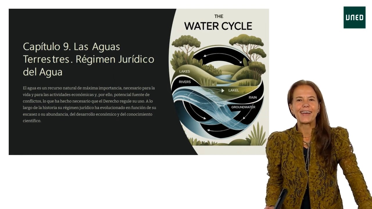 CAPÍTULO IX LAS AGUAS TERRESTRES. RÉGIMEN JURÍDICO DEL AGUA