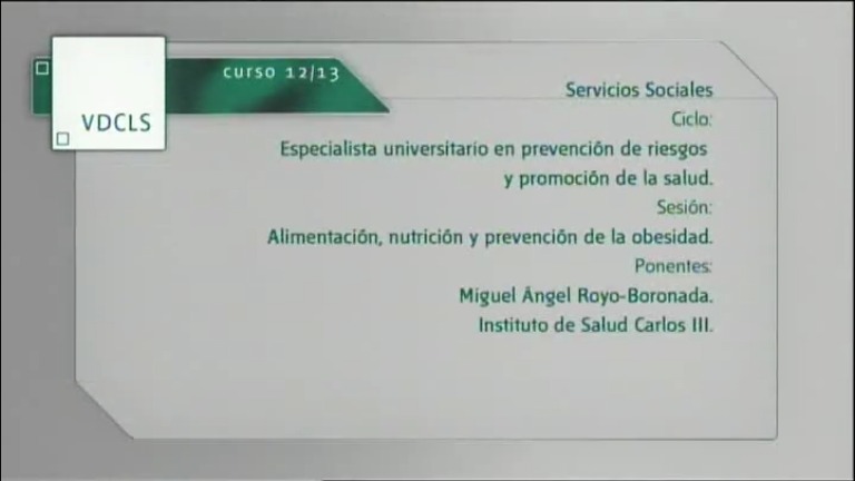 V. Alimentación, nutrición y prevención de la obesidad