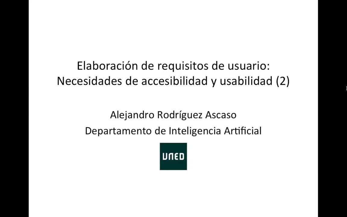 Requisitos de usuario -  Accesibilidad y usabilidad 2