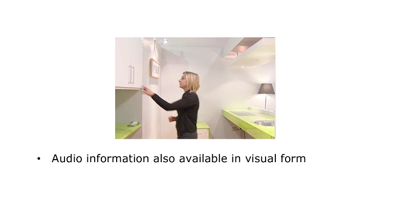 ICT accessibility. Perception (Human-computer interaction: design for all and assistive products)