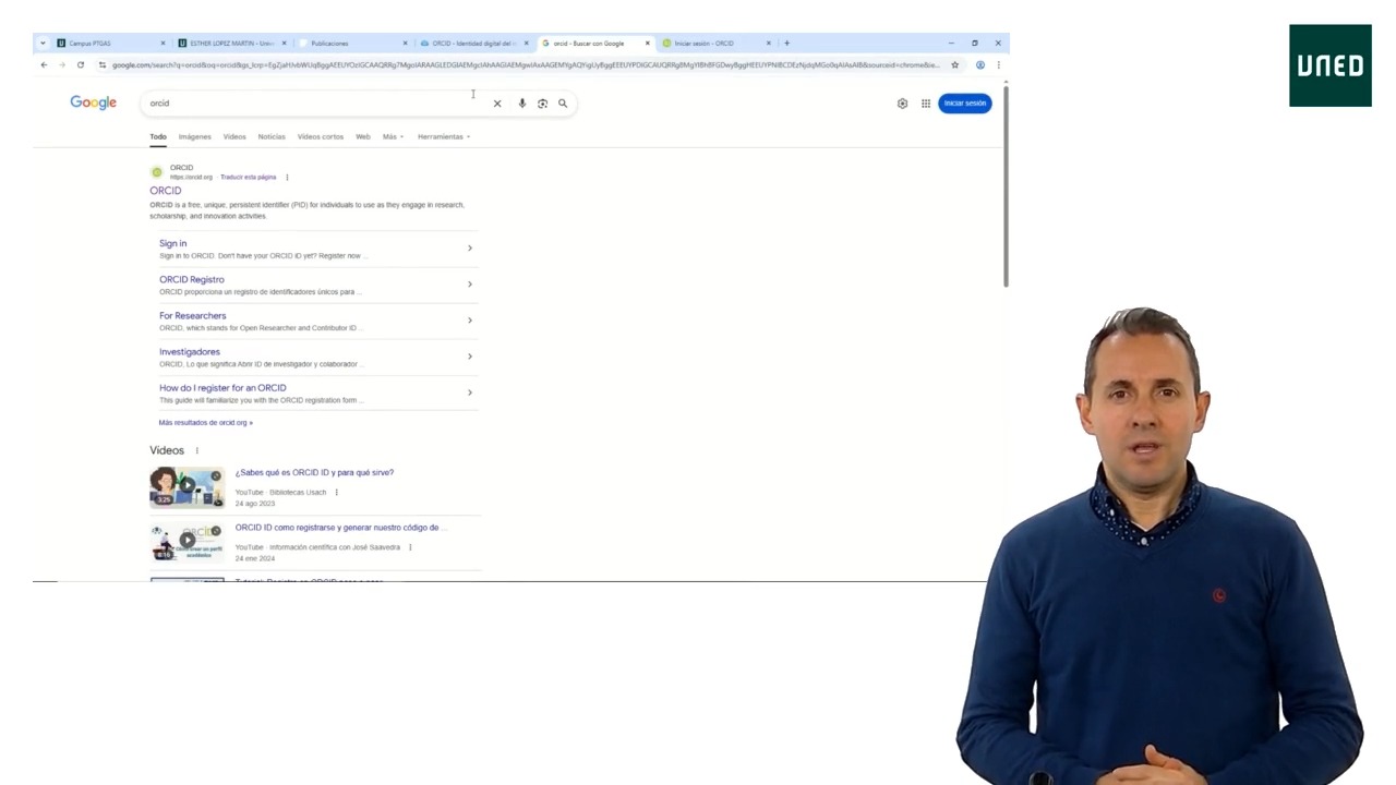 Incorporar publicaciones en el perfil de ORCID