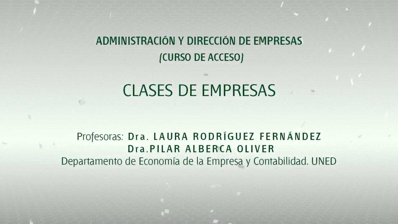 Clases de Empresas