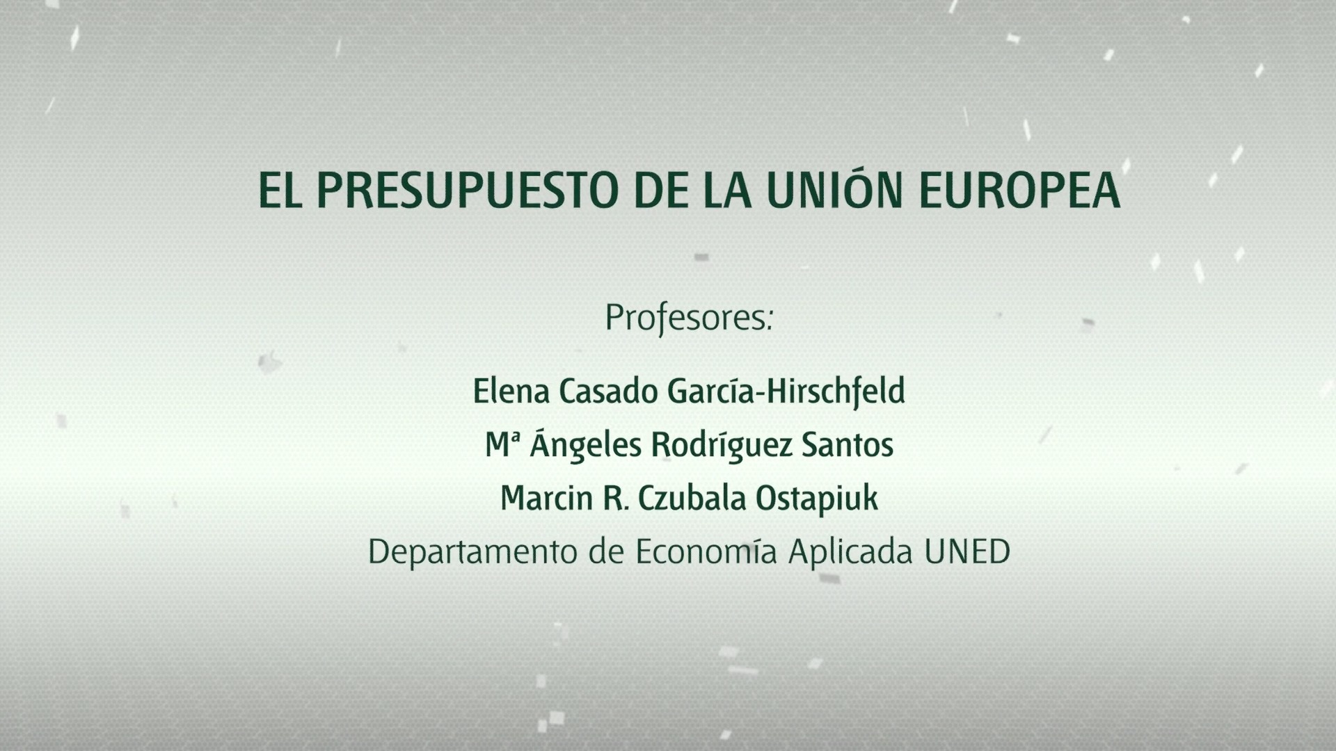 El presupuesto de la Unión Europea