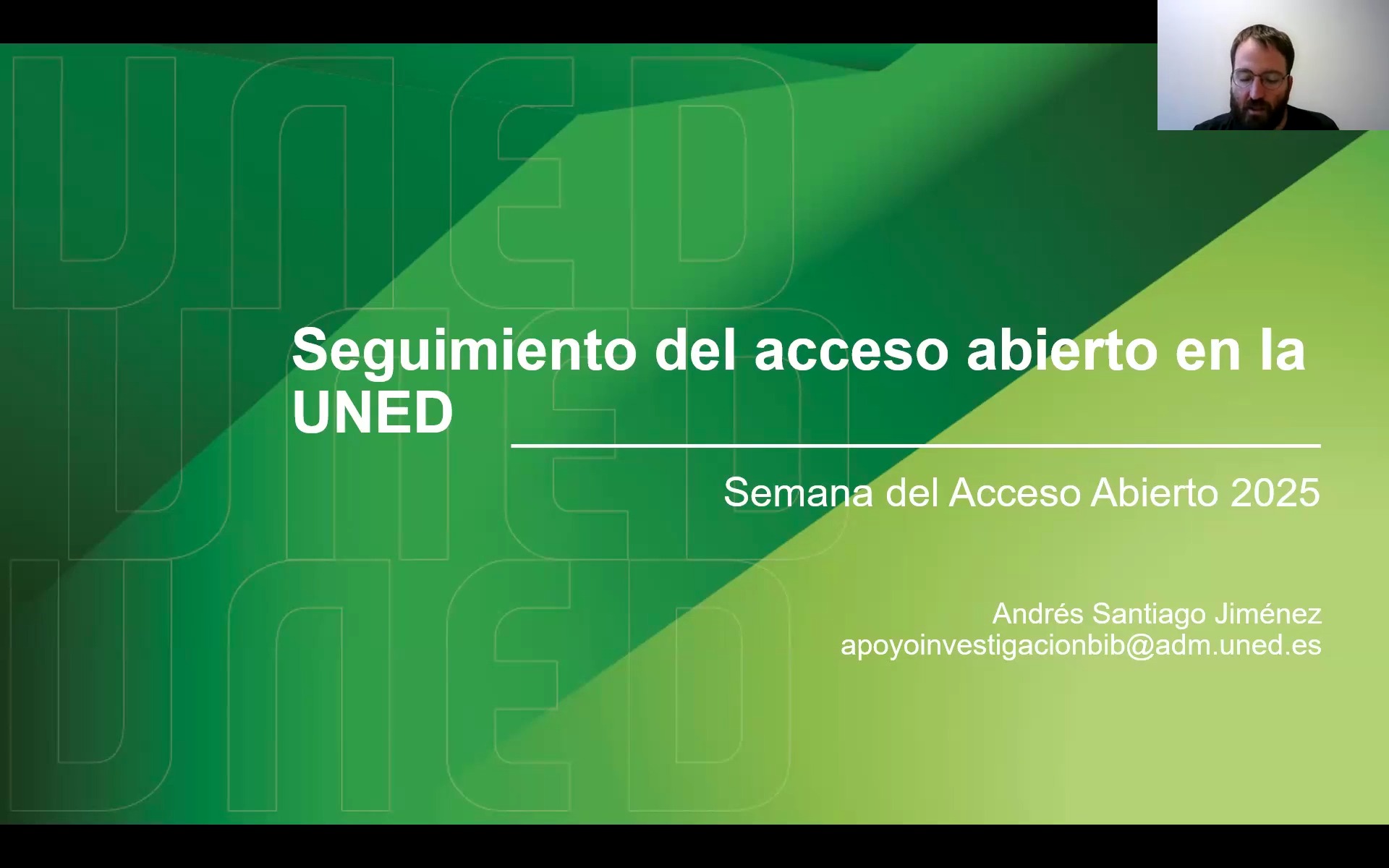 Presentación del Informe de Seguimiento de Acceso Abierto 2025
