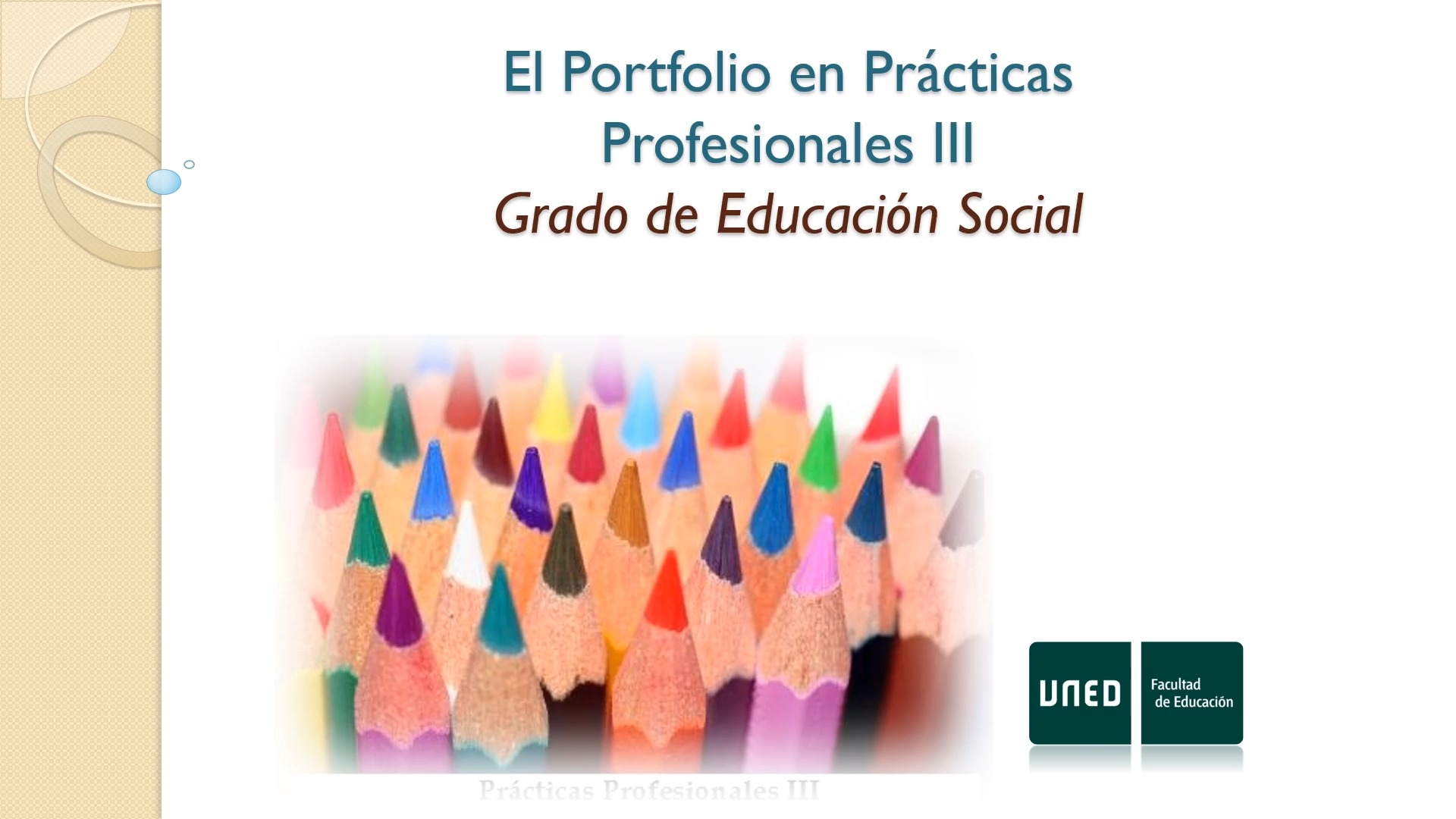 El portfolio. Evaluación del estudiante en prácticas