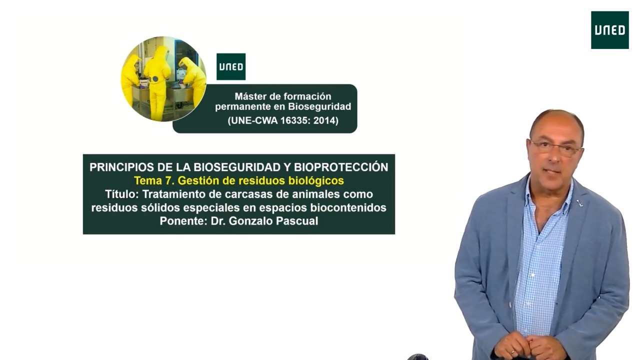 II.07. Tratamiento de carcasas de animales como residuos sólidos especiales en espacios biocontenidos