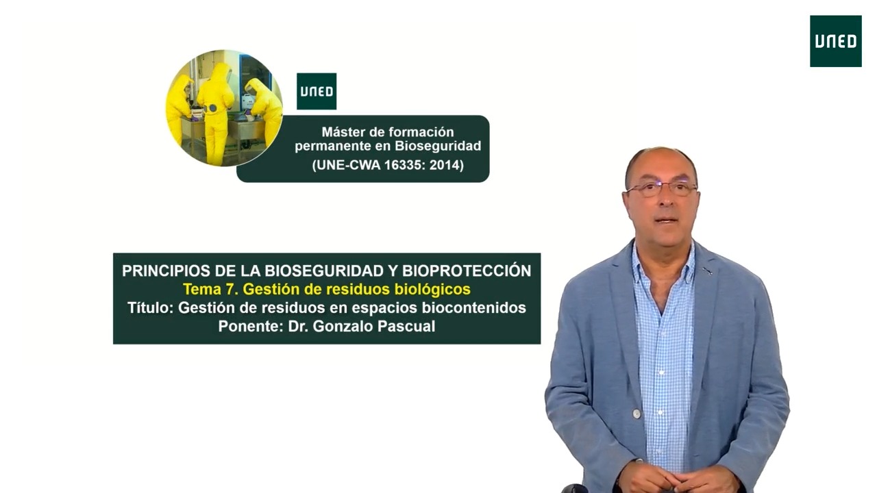 Tema 2.- Gestión de residuos en espacios biocontenidos