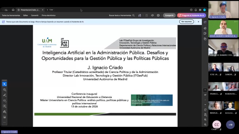 La adopción e implementación de la Inteligencia Artificial en la Administración Pública. Desafíos y Oportunidades para la Gestión Pública y las Políticas Públicas