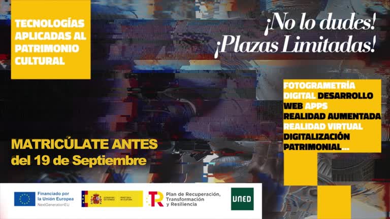 Promo Tecnologías aplicadas al Patrimonio Cultural