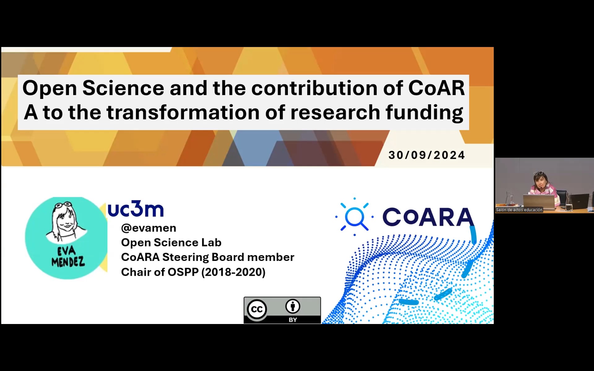 Open Science and the contribution of CoARA to the transformation of research funding (versión inglés)