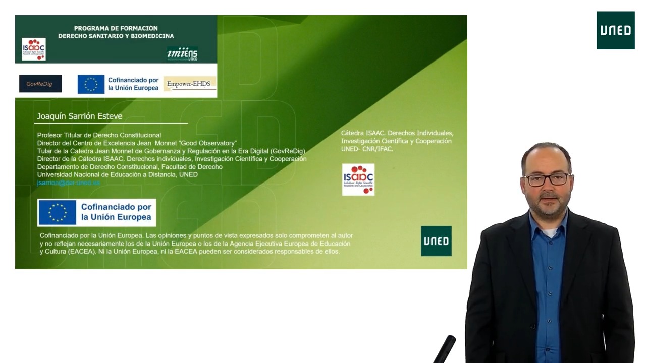 Derecho Sanitario y Biomedicina. Presentación.