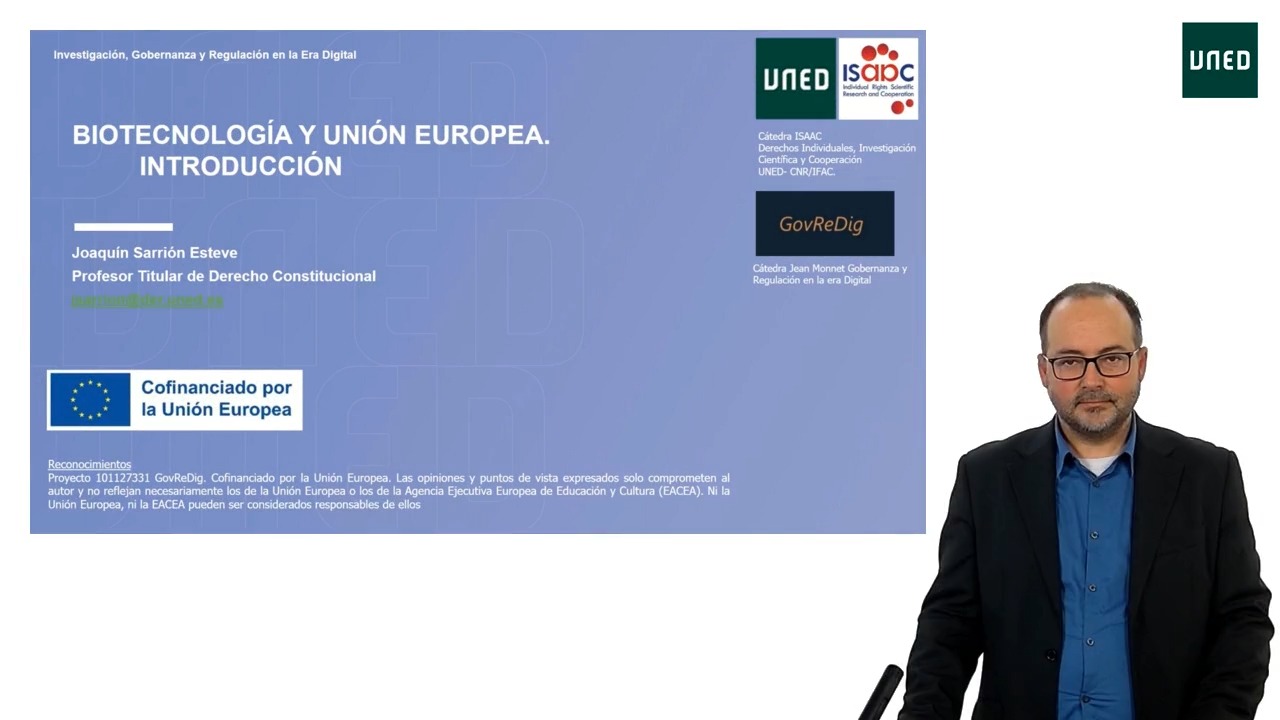 Biotecnología y Unión Europea: una introducción