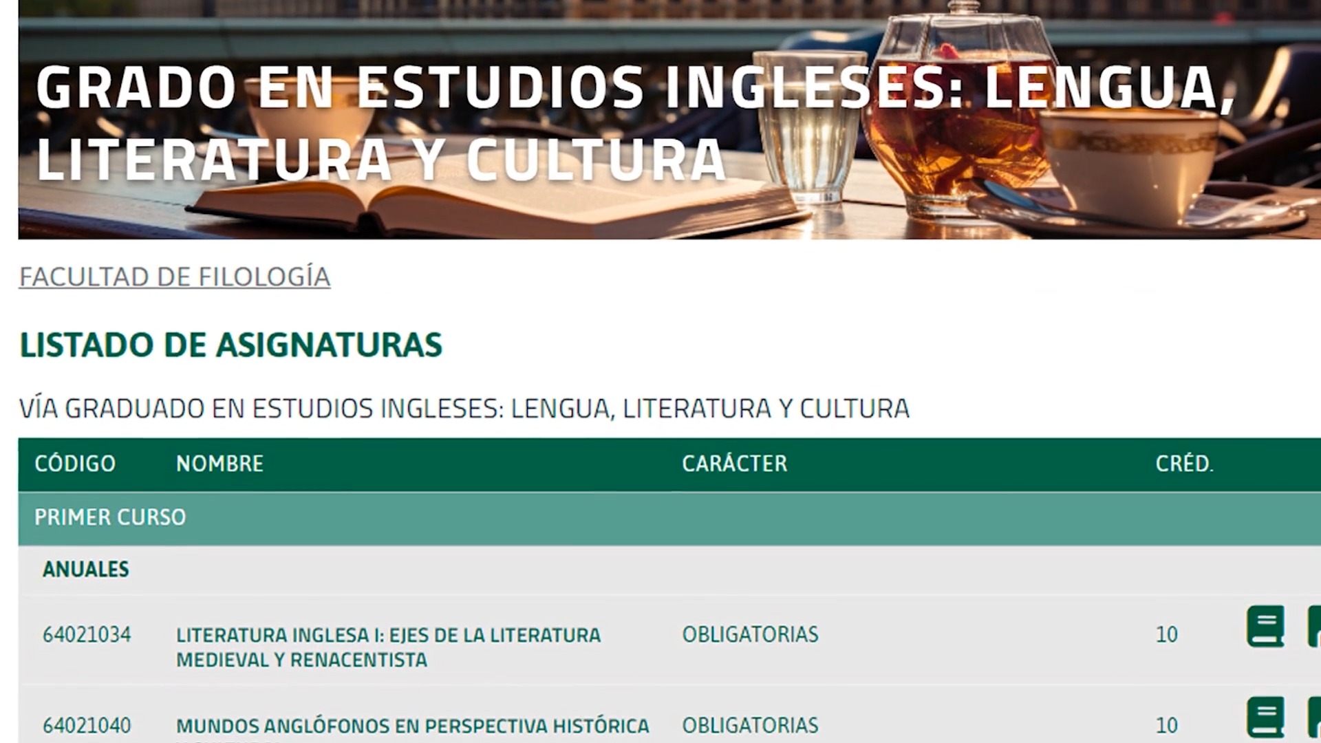 Presentación del Grado en Estudios Ingleses: Lengua, Literatura y Cultura de la UNED