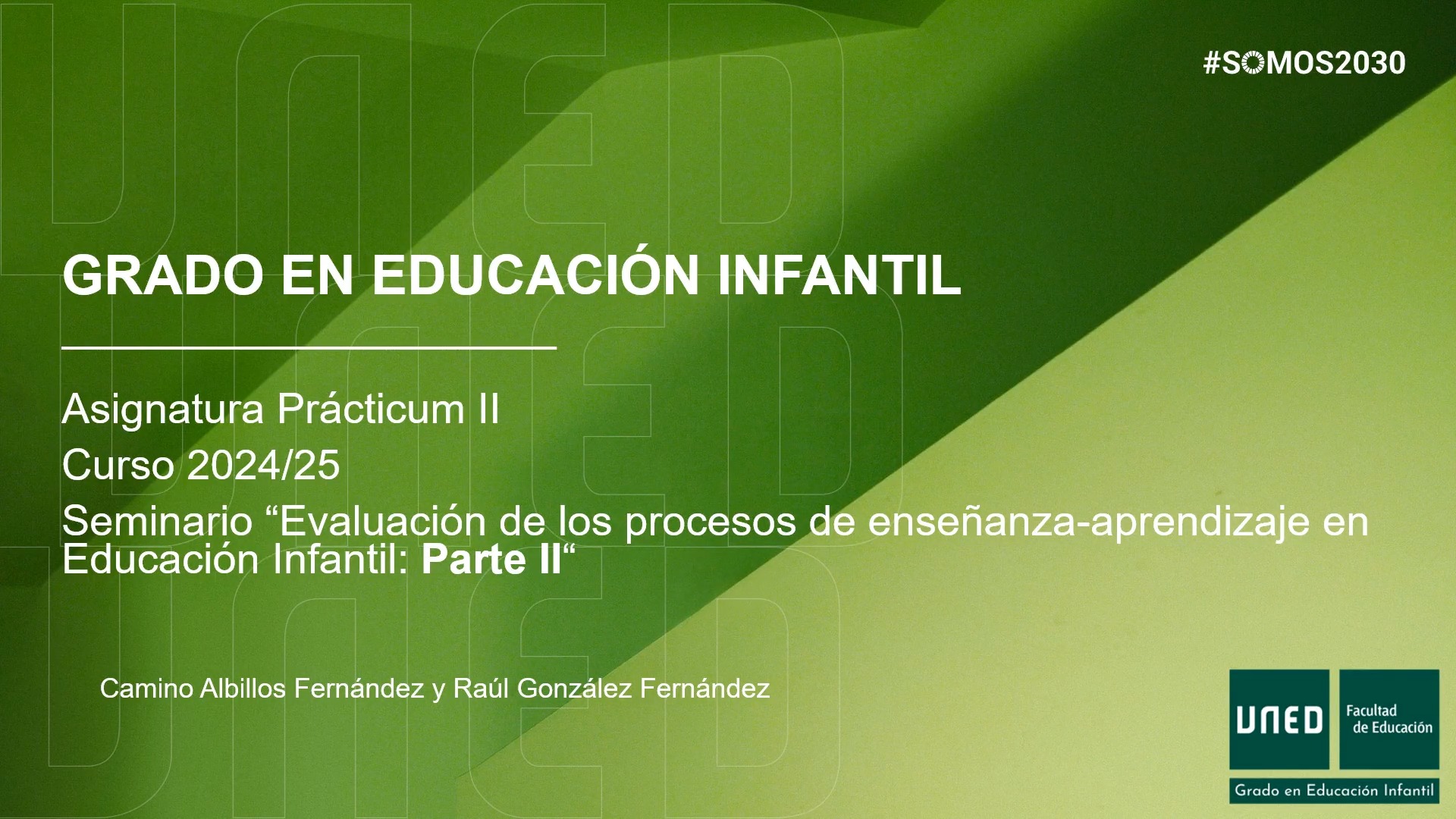 Aprendizaje. Bloque 2