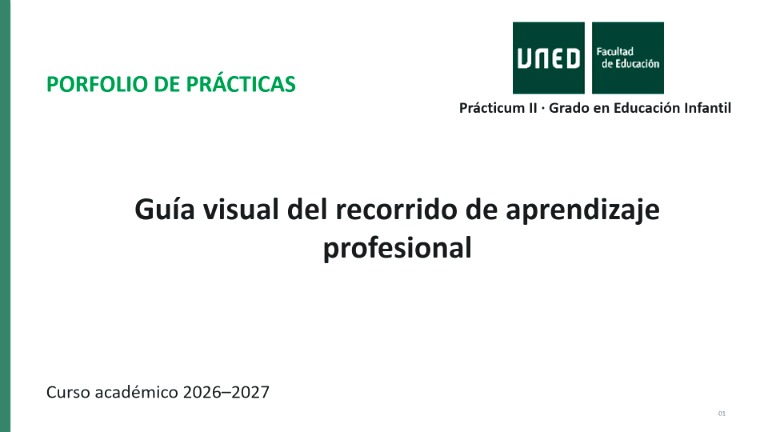 Documentación de apoyo: El porfolio en Prácticum II