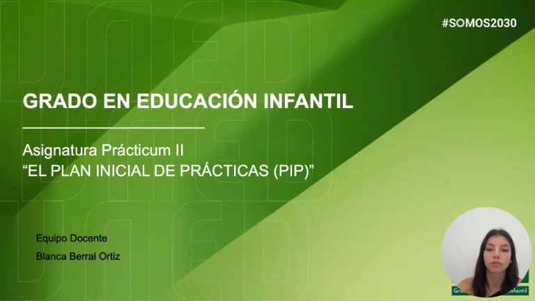 Documentación de apoyo: El Plan Inicial de Prácticas