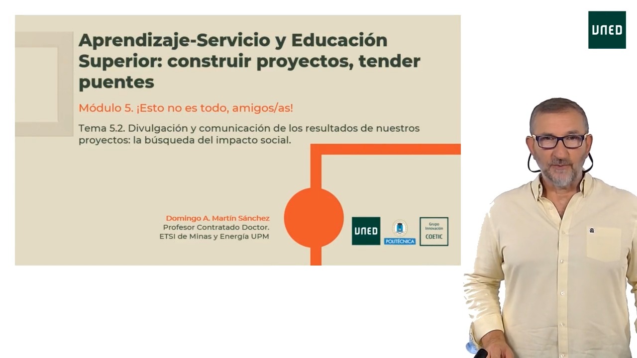 5.2. Divulgación y comunicación de los resultados de nuestros proyectos: la búsqueda del impacto social