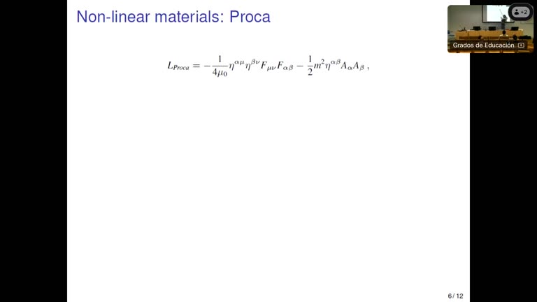 Non-linear materials: Proca