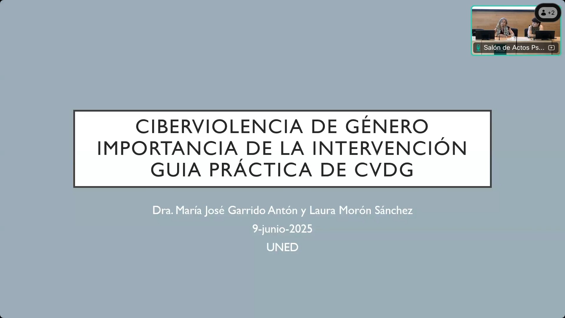 Ciberviolencia de género. Importancia de la intervención. Guía Práctica de CDVG