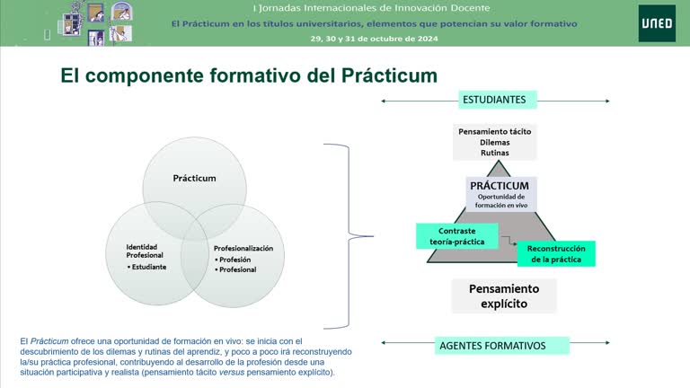 L2 - El modelo de formación práctica en titulaciones de educación de la Universidad Nacional de Educación a Distancia (UNED), España