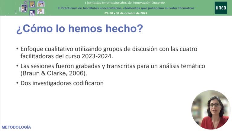 L4 - Evaluación de la adquisición de competencias del Practicum en estudiantes de Psicología mediante el rol de facilitadoras en el programa 'Educamos Contigo'