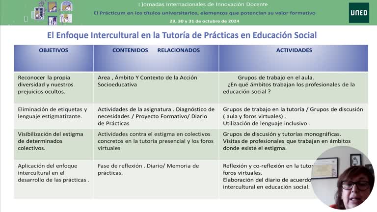 L1 - La competencia intercultural en la tutoría académica del prácticum en educación social. El enfoque intercultural en las prácticas