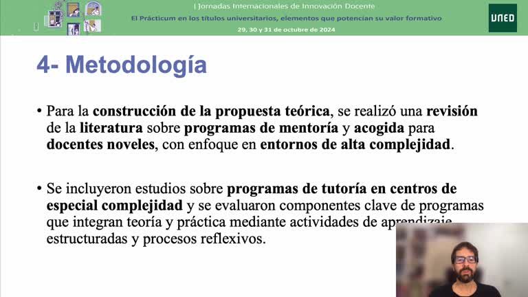 L2 - Plan de Acogida para el Alumnado del Máster Universitario en Formación del Profesorado en Centros de Difícil Desempeño