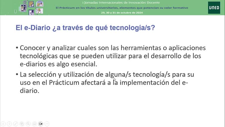 L4 - El e-diario, espacio en línea para fomentar la reflexión sobre la experiencia en el Prácticum de los protagonistas