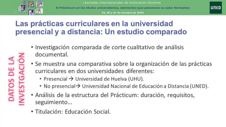 L2 - Las prácticas curriculares en la universidad presencial y a distancia: Un estudio comparado