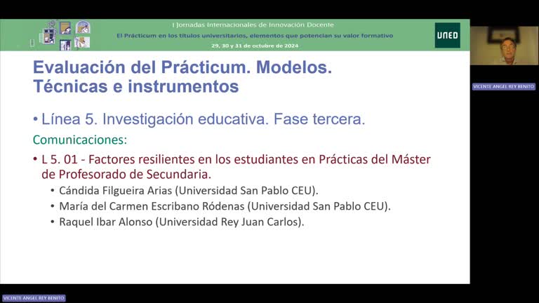 L5 - PRESENTACIÓN COORDINADOR: Evaluaión del Prácticum. Modelos. Técnicas e instrumentos