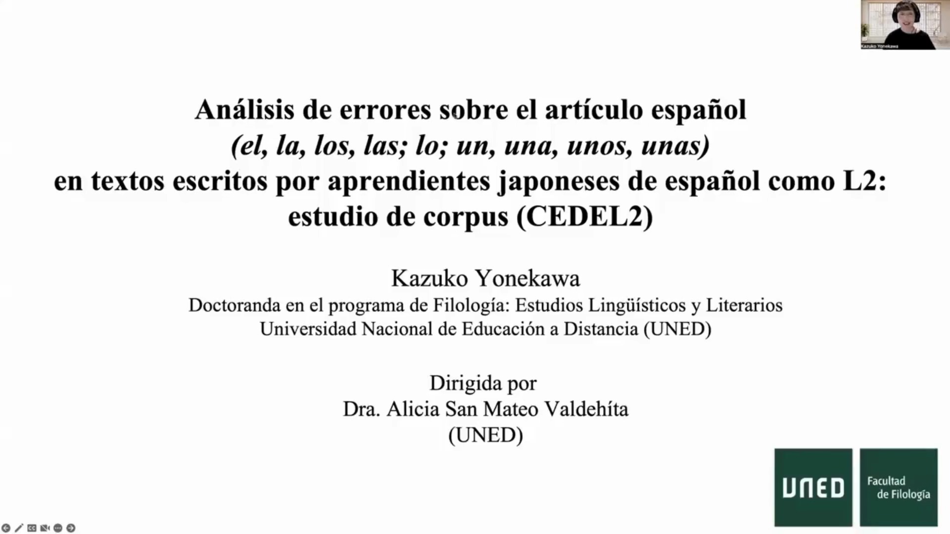 Análisis de errores sobre el artículo español en textos escritos por aprendientes japoneses de español como L2: estudio de corpus (CEDEL2)