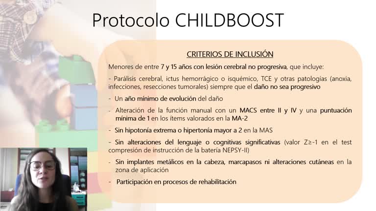 Aplicación de estimulación cerebral no invasiva en daño cerebral pediátrico