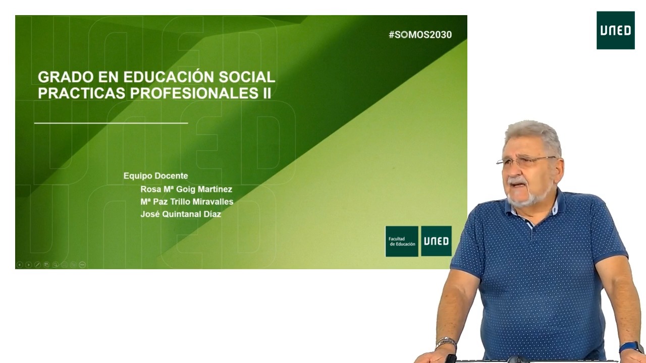 Presentación de la asignatura Prácticas Profesionales II - Grado en Educación Social