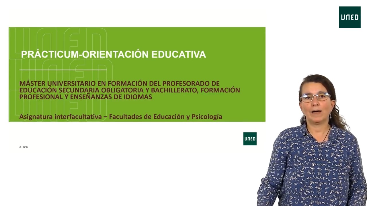 Presentación del Prácticum. Máster Formación del Profesorado. Especialidad Orientación Educativa