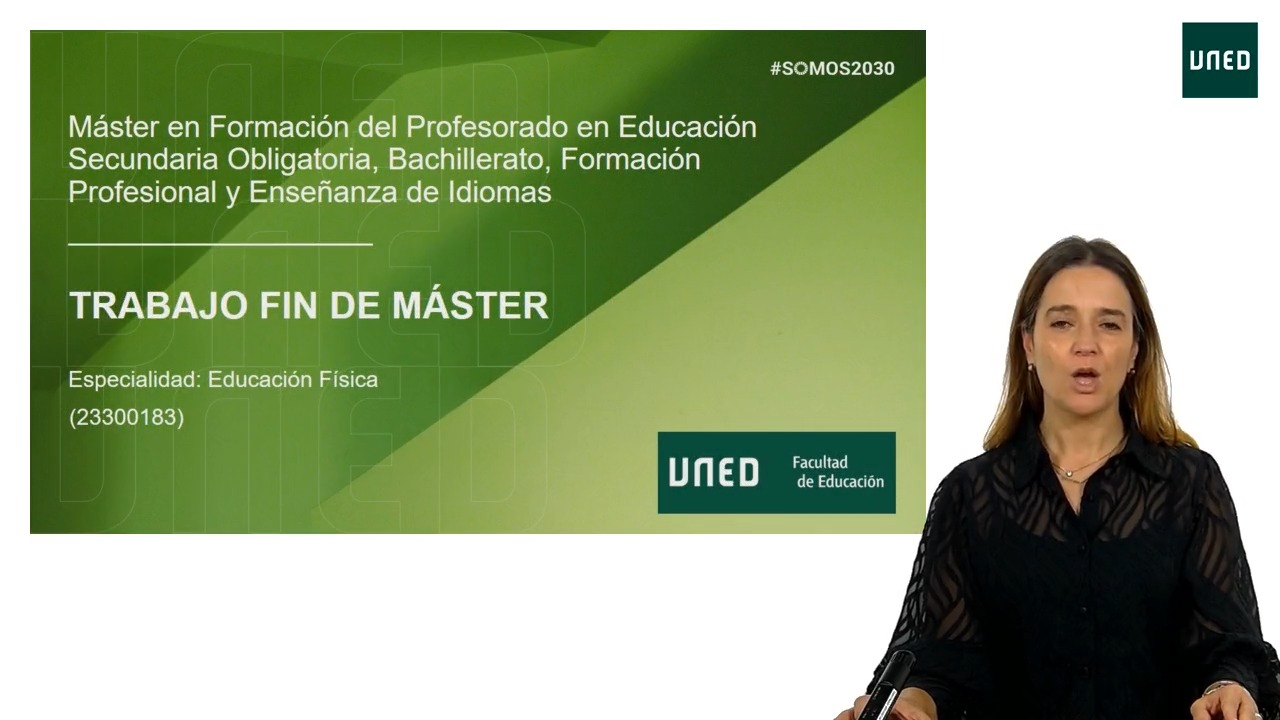 Tarea 1 - TFM de Educación Física del Máster en Formación del Profesorado