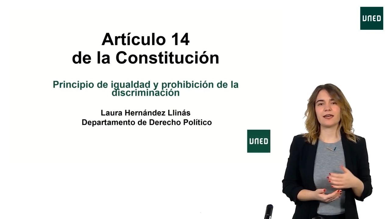 Artículo 14 CE - El principio de igualdad y la prohibición de discriminación.