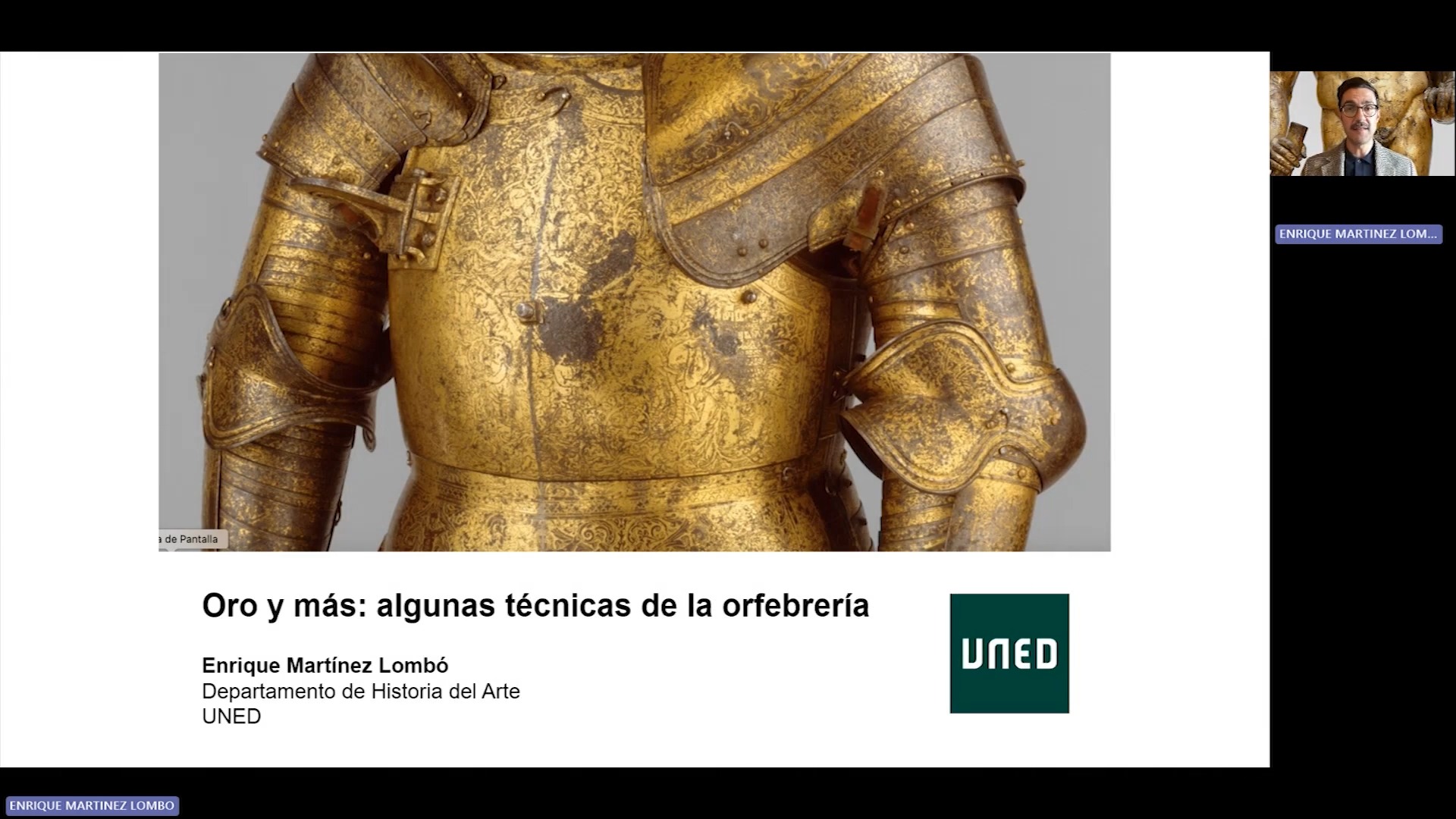 Oro y más: algunas técnicas de la orfebrería