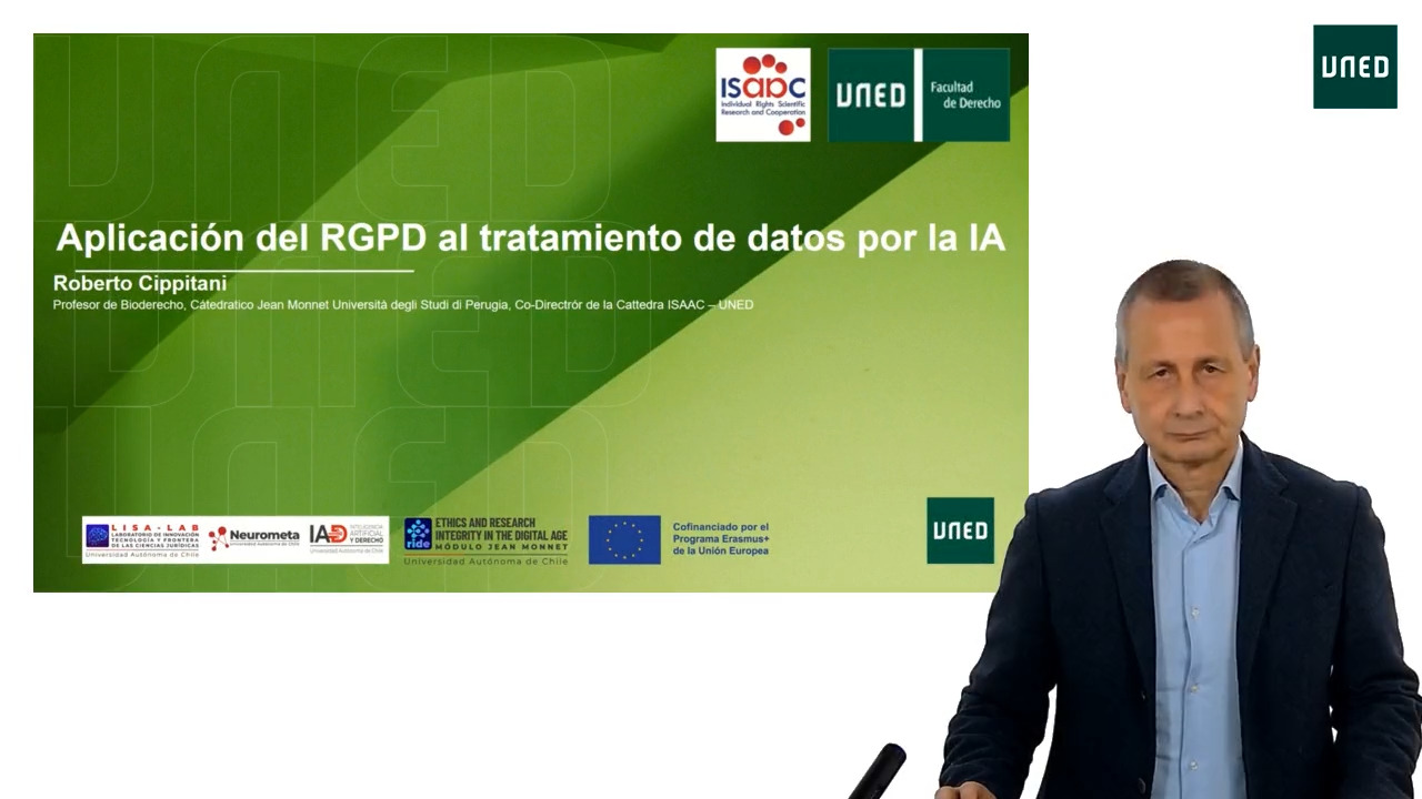 Aplicación del RGPD al tratamiento de datos por la IA. Presentación