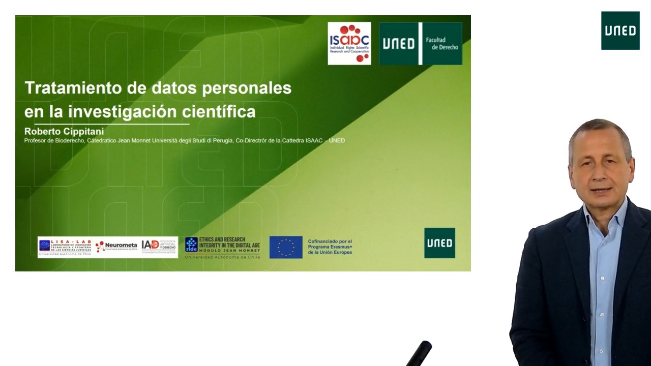 Tratamiento de datos personales en la investigación científica. Presentación