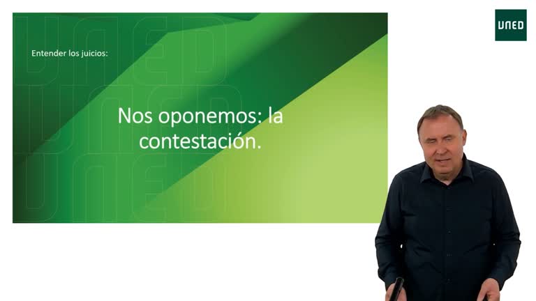 Nos oponemos: la contestación