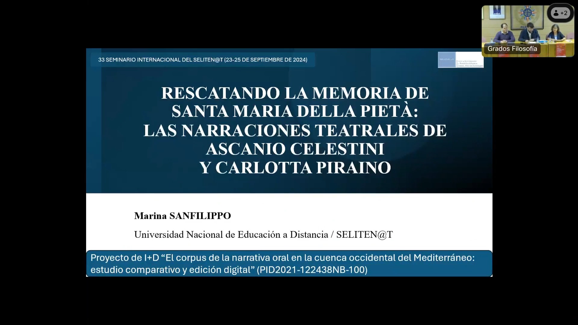 Rescatando la memoria de Santa Maria della Pietà: Ascanio Celestini y Carlotta Piraino