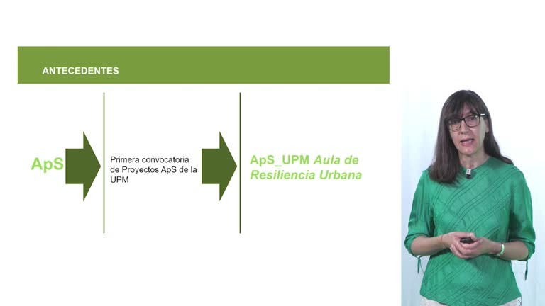 Módulo 2. Tendiendo puentes: incorporamos el ApS a nuestras titulaciones. ApS-UPM "Repensar los barrios de Madrid". El Aprendizaje-Servicio en el marco de la Regeneración Urbana