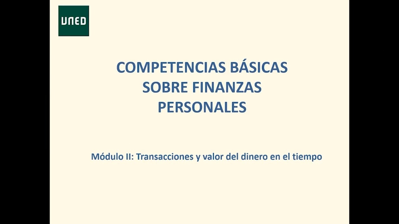 Módulo II Valor del dinero en el tiempo. Tema 1 Inflación, consumo y tipos de interés: Equivalencia financiera