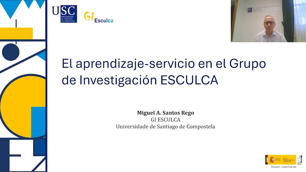 Módulo 2 - Tendiendo puentes: incorporamos el ApS a nuestras titulaciones. 2.5. Conexiones institucionales (III): el ApS en las redes y su desarrollo regional y local. Redes regionales 5: Grupo ESCULCA